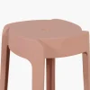 Tabouret empilable rose Elin