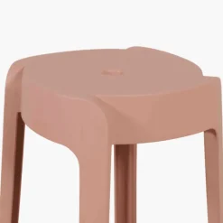 Tabouret empilable rose Elin