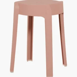 Tabouret empilable rose Elin