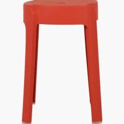 Tabouret empilable Rouge Elin