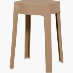 Tabouret empilable Taupe Elin