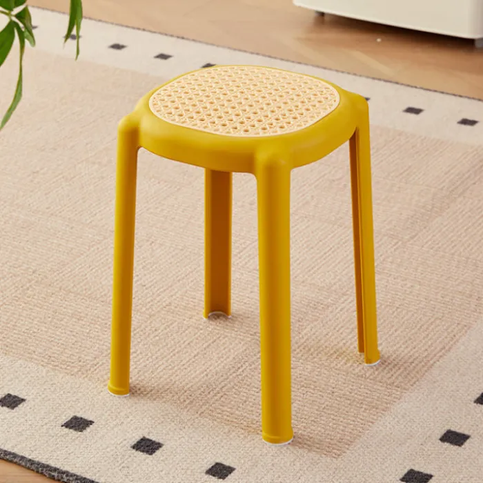 Tabouret empilable Tyra Jaune