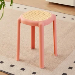 Tabouret empilable Tyra rose