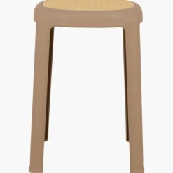 Tabouret empilable Tyra Taupe