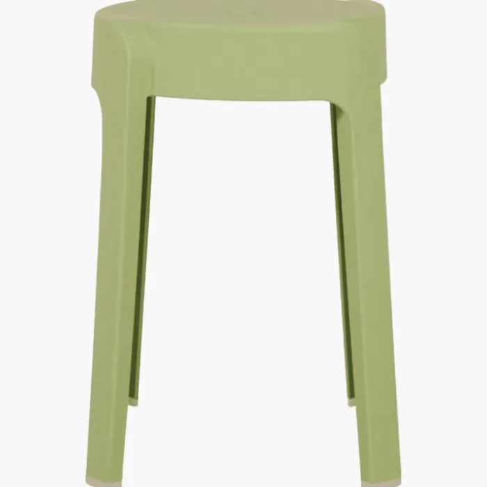 Tabouret empilable Vert Elin