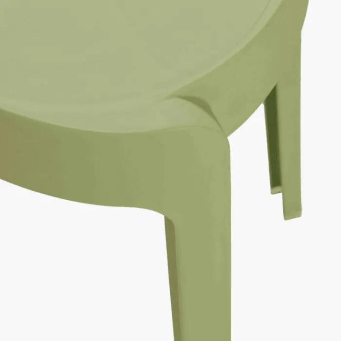 Tabouret empilable Vert Elin