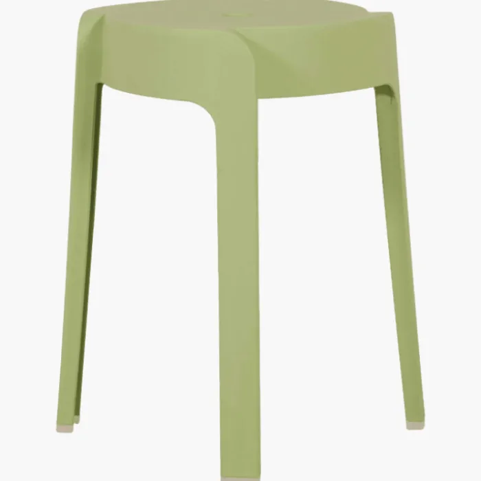 Tabouret empilable Vert Elin