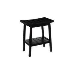 Tabouret en bambou noir - 174605A