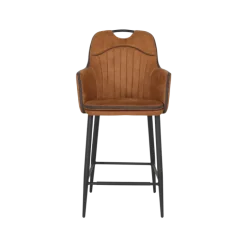 Tabouret Morris Luxor cognac