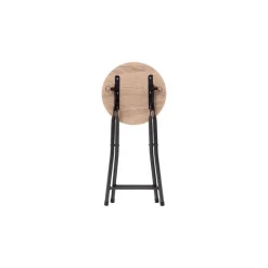 Tabouret pliant effet bois 164661