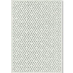 Tapis Stitch - 120 x 170 cm ( cream / grey )
