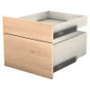 Tiroir double avec entourage Casa - L 45 cm Chêne hikory