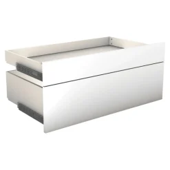 Tiroir double avec entourage Casa L 90 cm Blanc