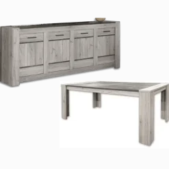 TOM - Salle à manger Dressoir + table