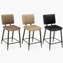 vincenza - Tabouret de bar Goldy anthracite