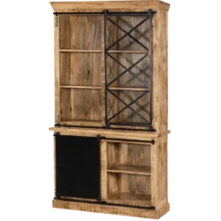Vitrine Barn 003 bois massif mangue