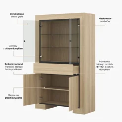 Vitrine Cuba - éclairage inclus