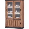 Vitrine Etienne 2P industrial oak/black