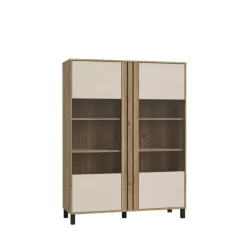 Vitrine Killarney chêne mauvella/sable