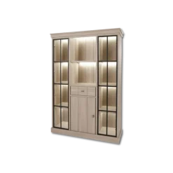 Vitrine Orange orme naturel