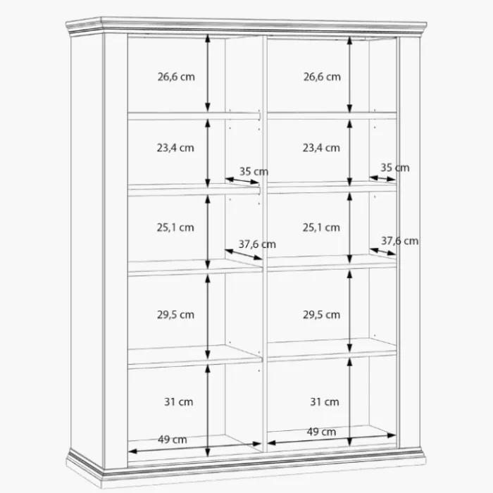 Vitrine 4 portes Pontypool